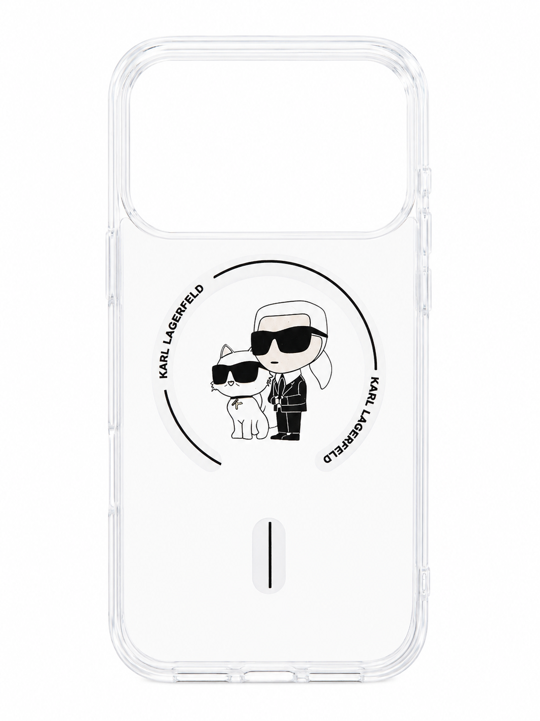 قاب karl lagerfeld شفاف