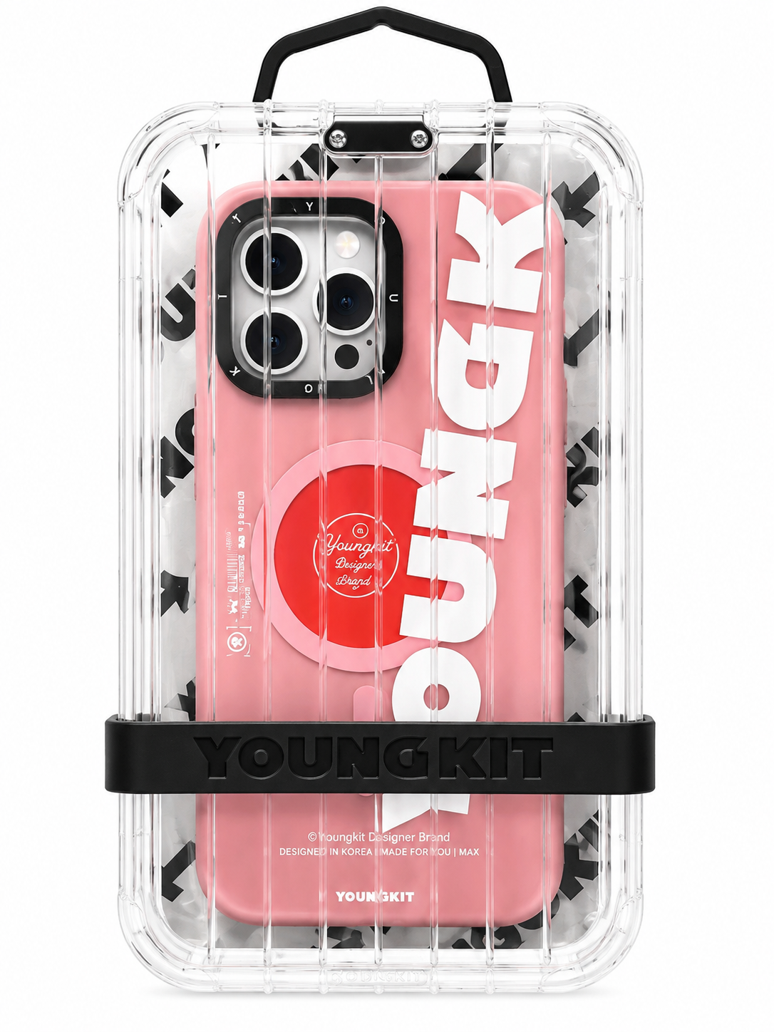 قاب  youngkit pink colorful 