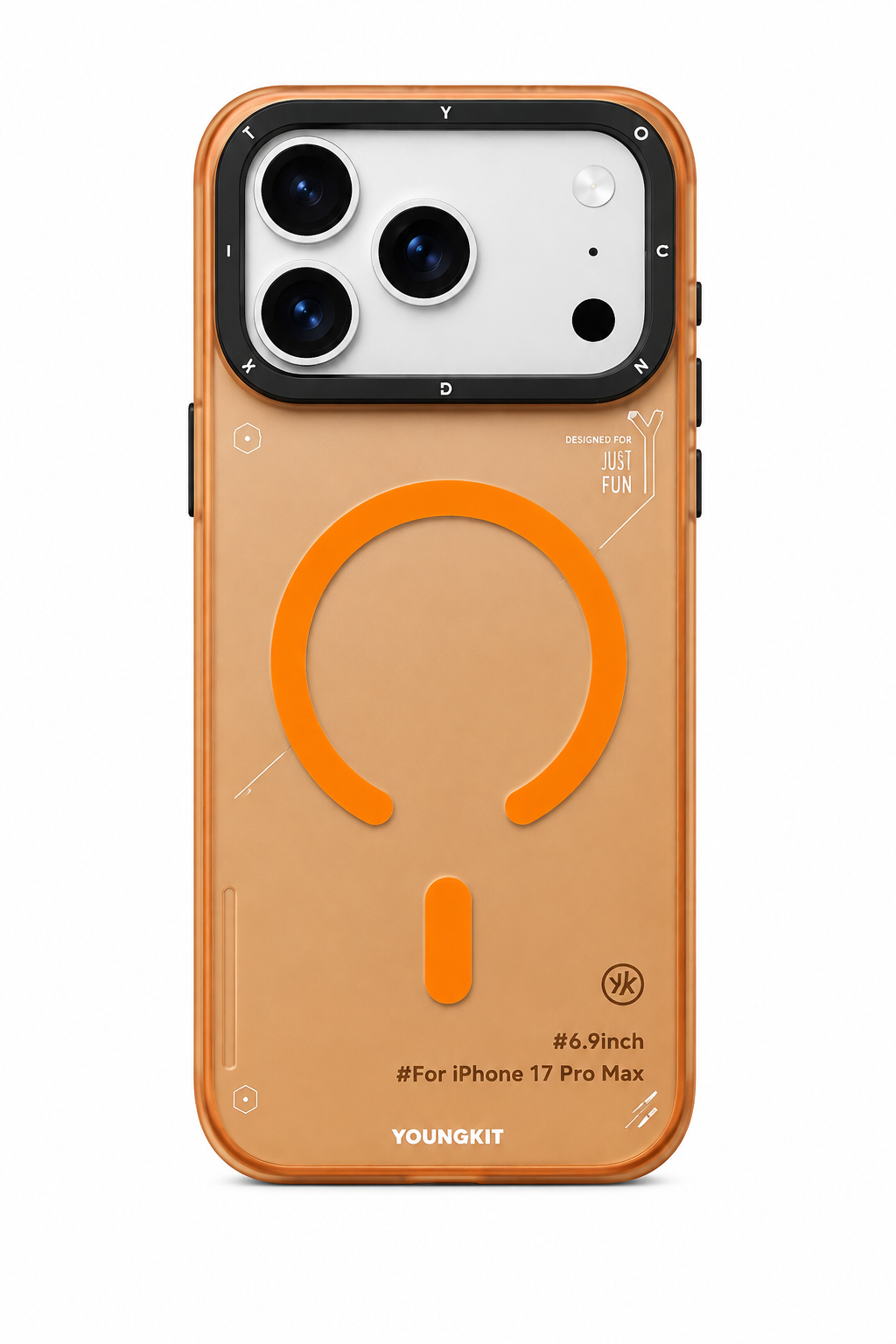 قاب youngkit hidden sand مات آیفون ۱۷ پرومکس و ۱۶ پرومکس