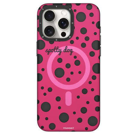 قابyoungkit polka dots magsafe آیفون ۱۵ نرمال  