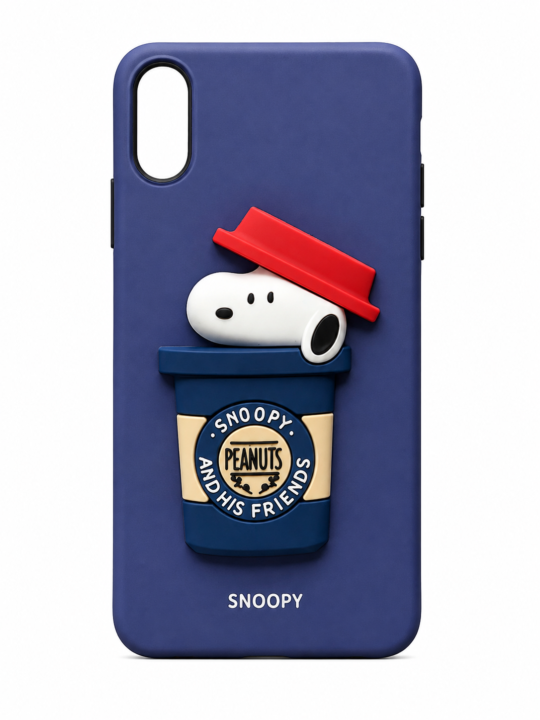قاب ژورنالی Xs max  طرح snoopy 