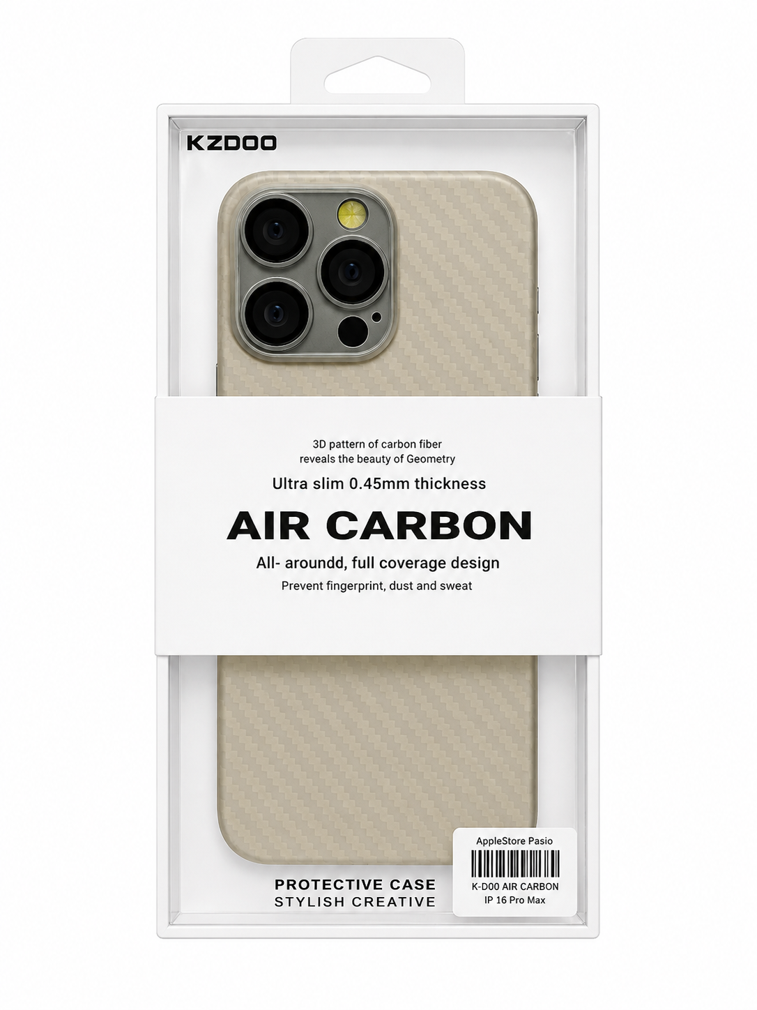 قاب kzdoo air carbon ایفون 15 پرومکس 