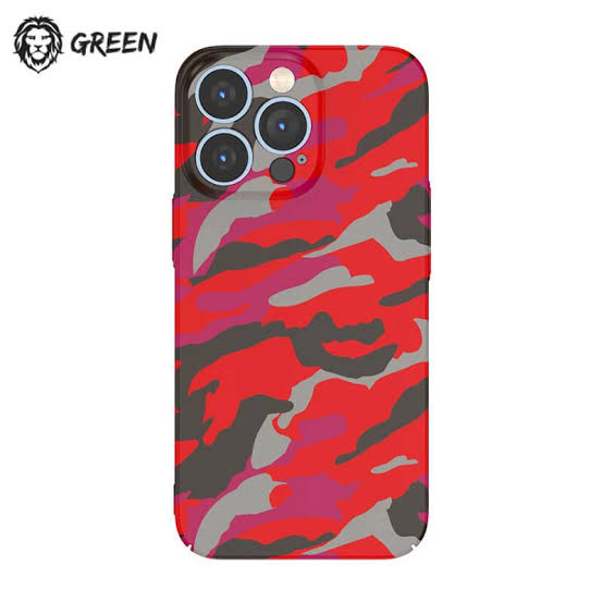 کاور چریکی گرین مدل Pc Camouflage Casایفون  ۱۳ پرو مکس 