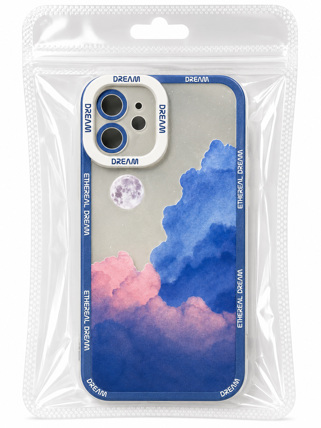 قاب ژورنالی  blue deram moon ایفون ۱۱