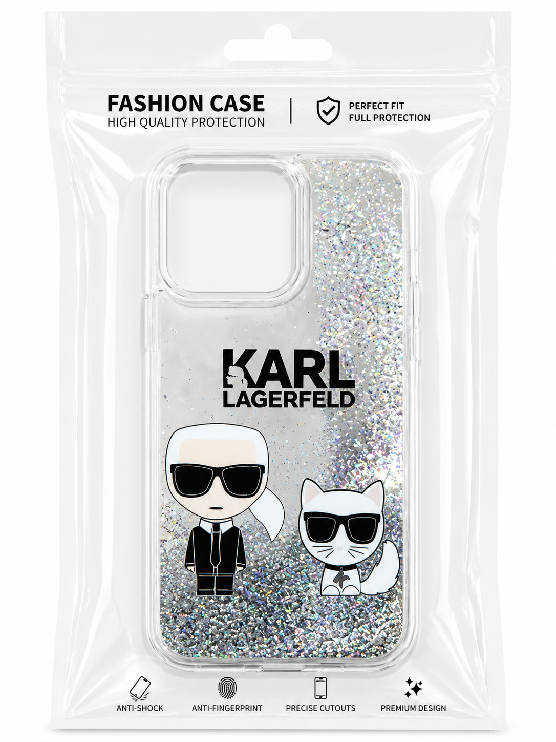 قاب karl اکواریومی ایفون ۱۳ پرو و ۱۴ پرو 