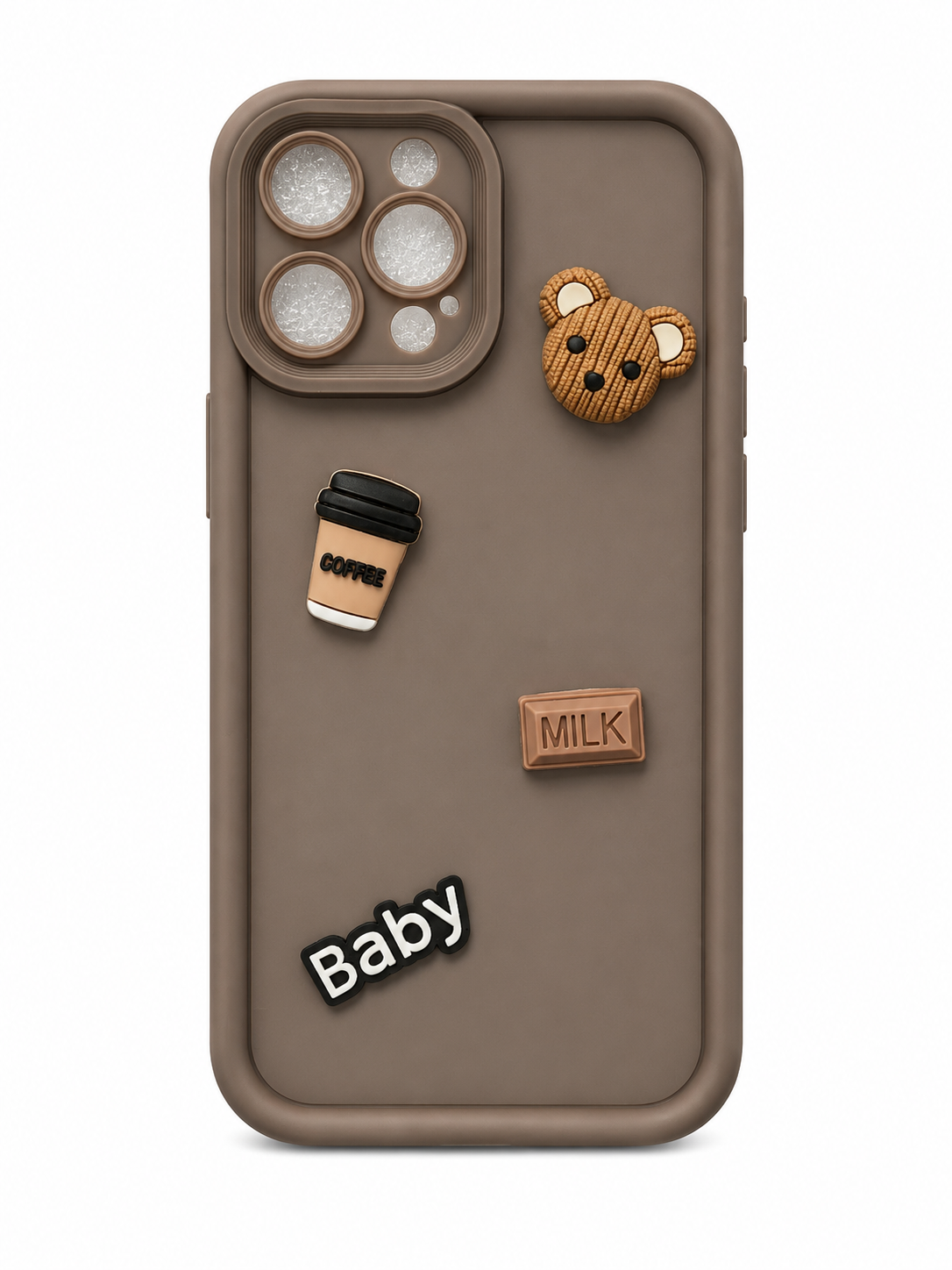قاب  فانتزی body coffee قهوه ای آیفون ۱۲ پرومکس