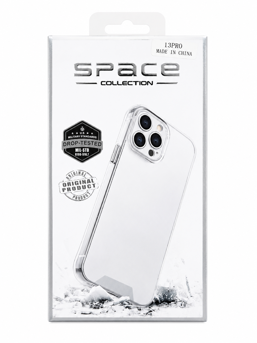 قاب شفاف space 