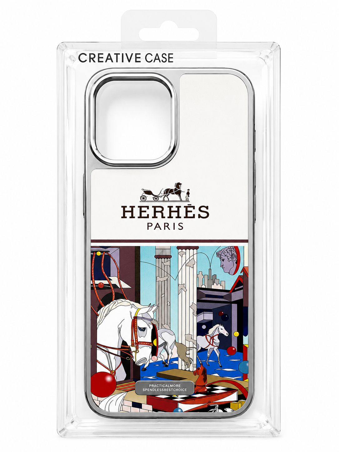 قاب هرمس hermes  سفید 