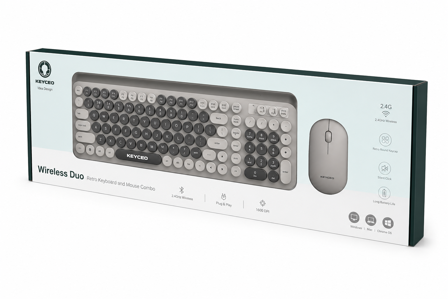 موس و کیبورد گرین لاین مدل wireless duo