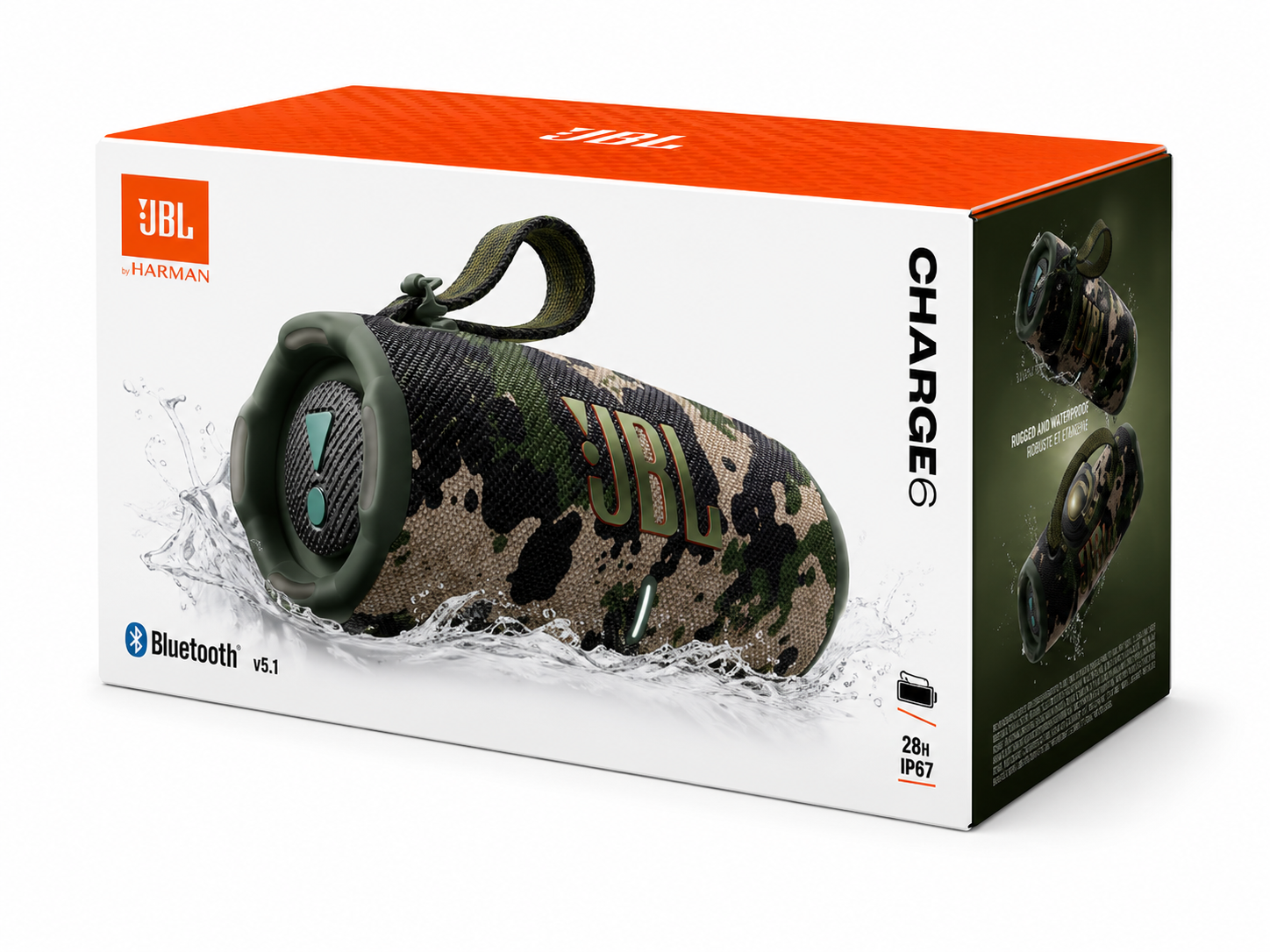 اسپیکر JbL ارتشی charge5